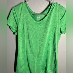 Light weight green workout top